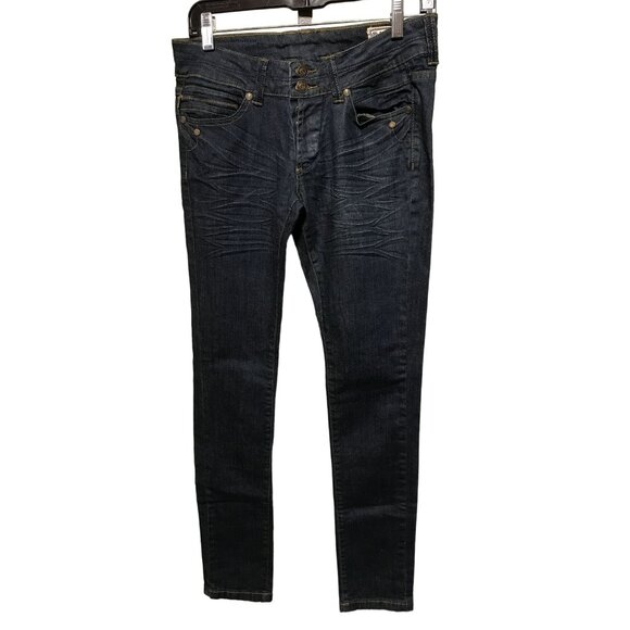 Campus Jeans Penn State Skinny‎ Jeans with Embossed Pocket - Picture 1 of 4